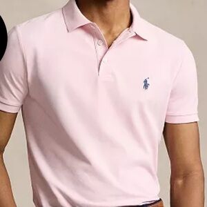 Polo Ralph Lauren Classic Fit Pink Polo, Size 2XB